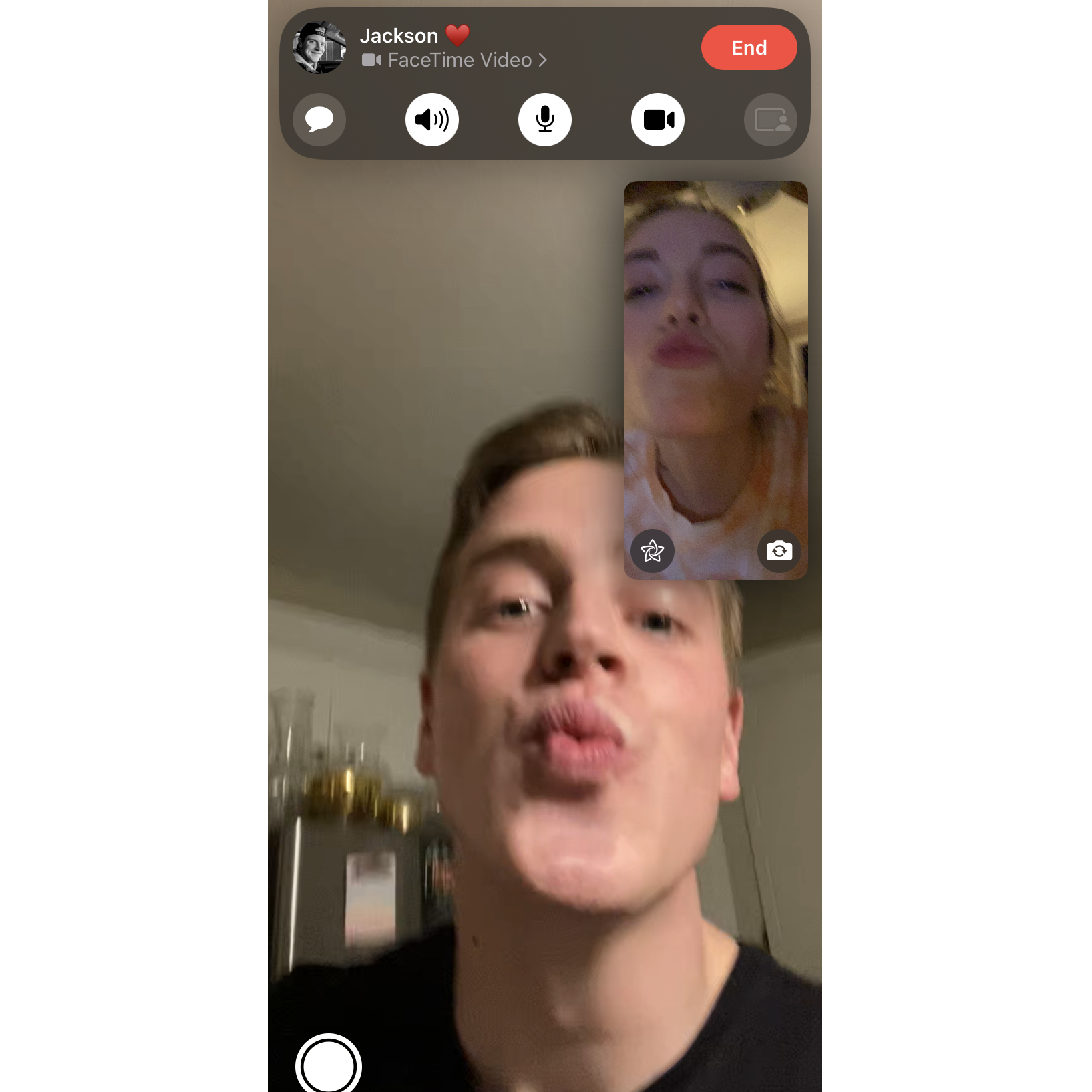 What so much of our relationship has looked like! This happens to be our NYE kiss ringing in 2022.