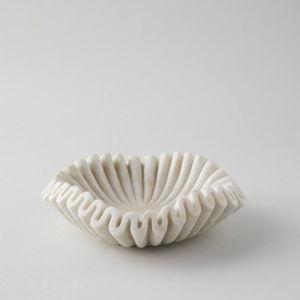 Ruffled Marble Bowl - Medium