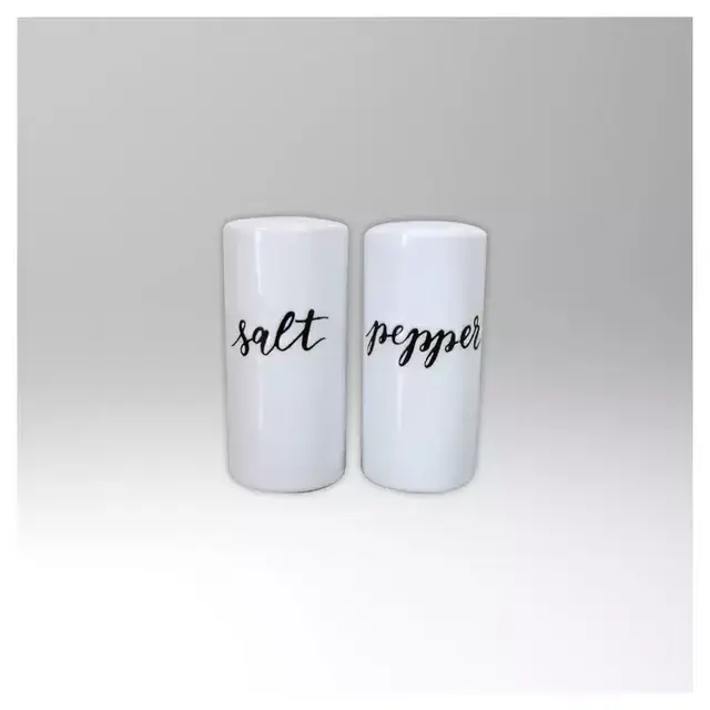 Stoneware 2pc Salt and Pepper Shakers - Threshold™