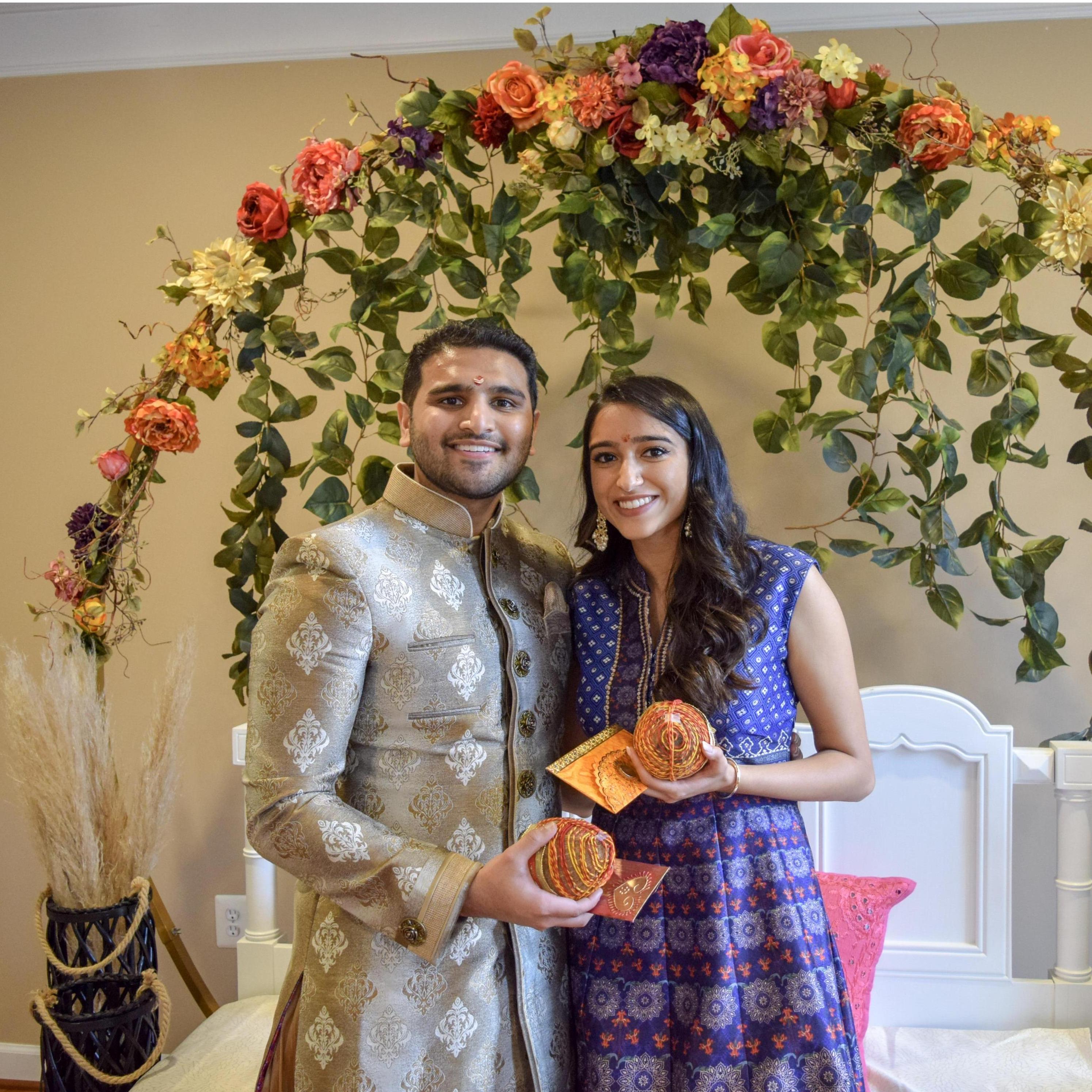 Celebrating our love and commitment towards one another with some Gor and Dhana!