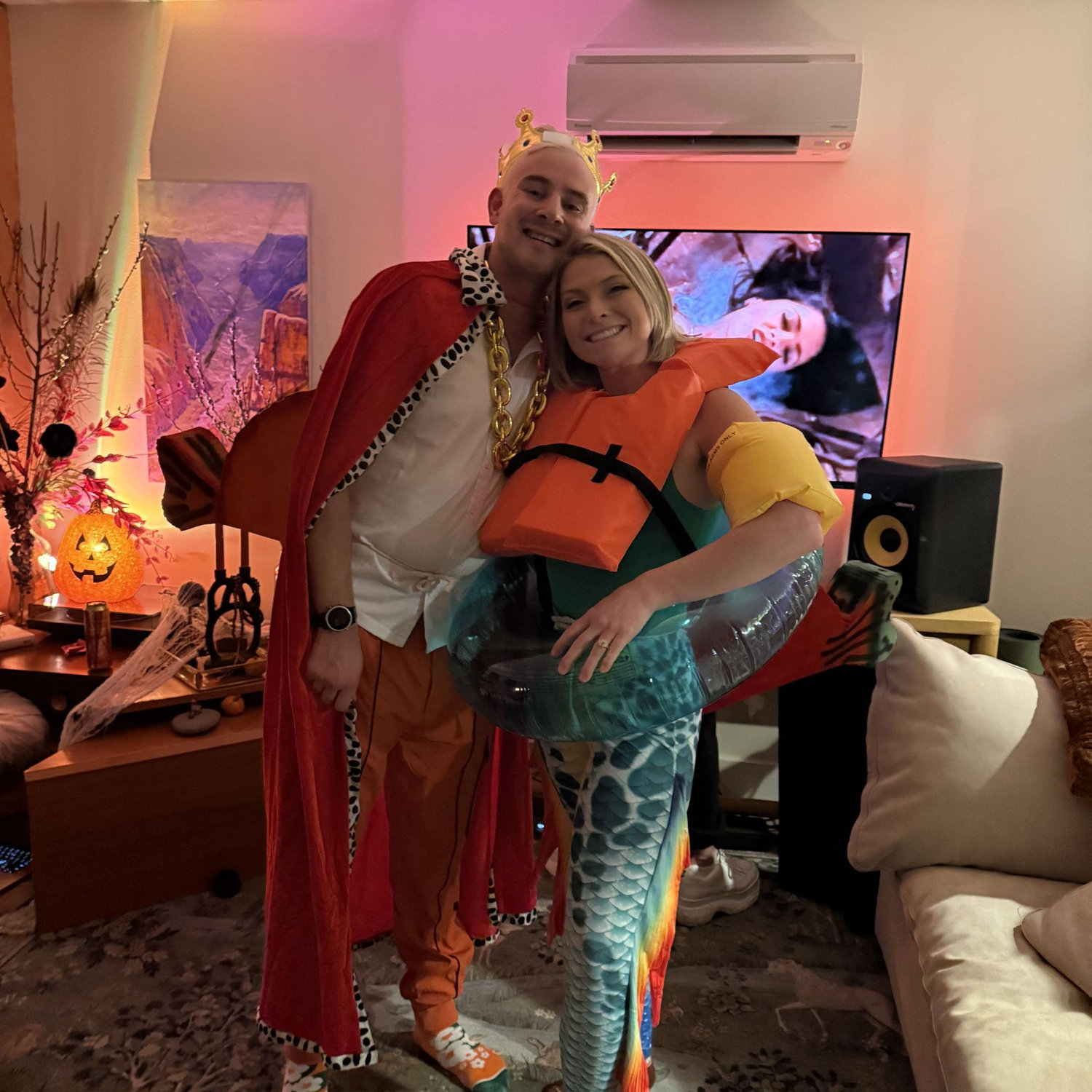 1/2 of the Salmon Run Halloween Costume.