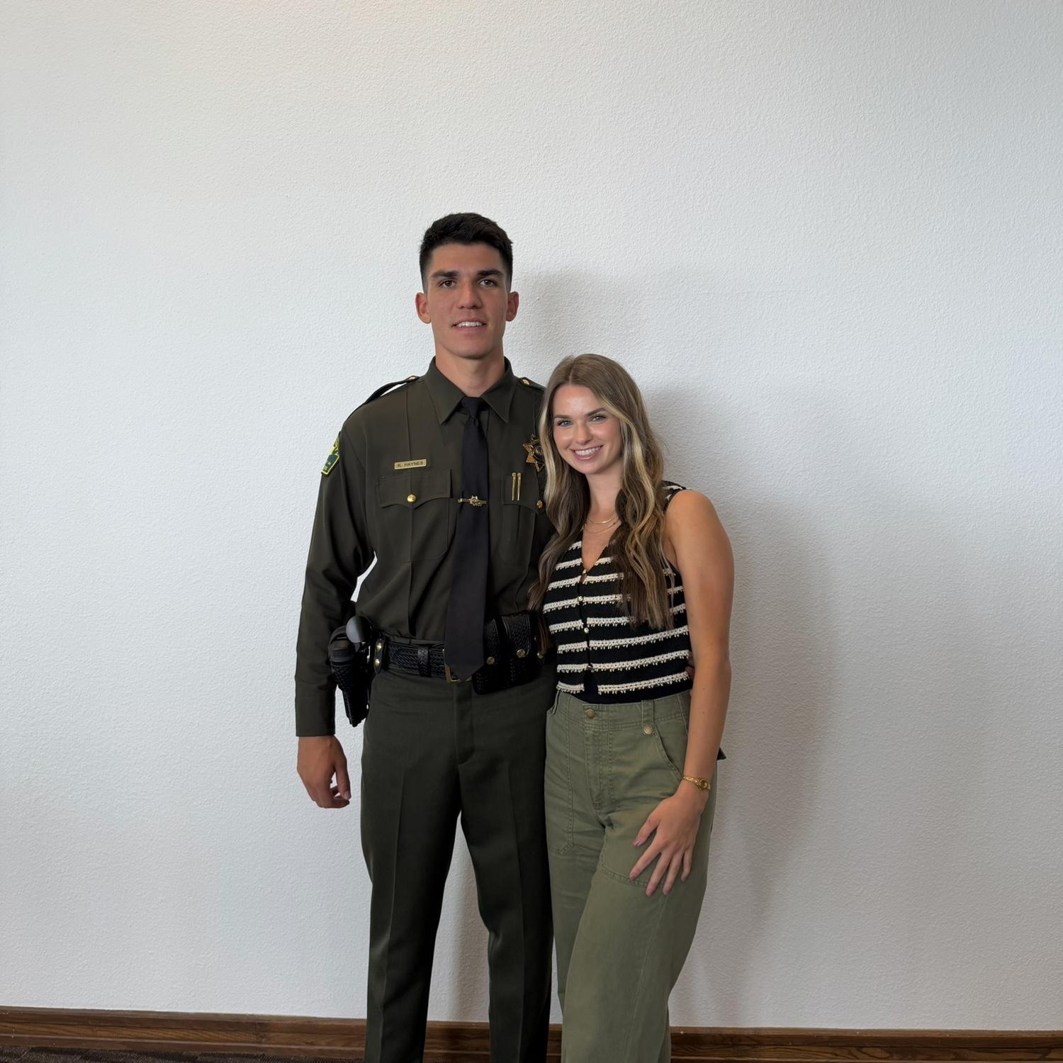 Kevin graduating Sheriffs Academy!
