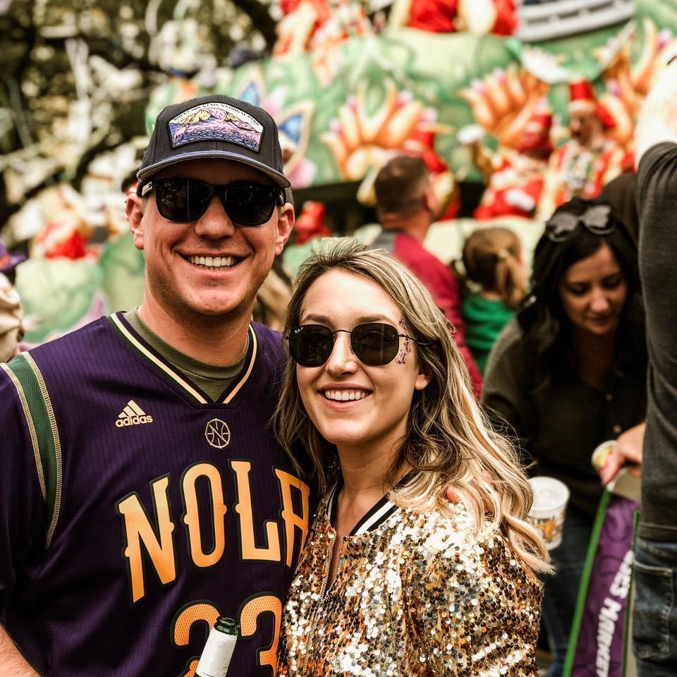 Our first Mardi Gras together and a now much needed annual tradition