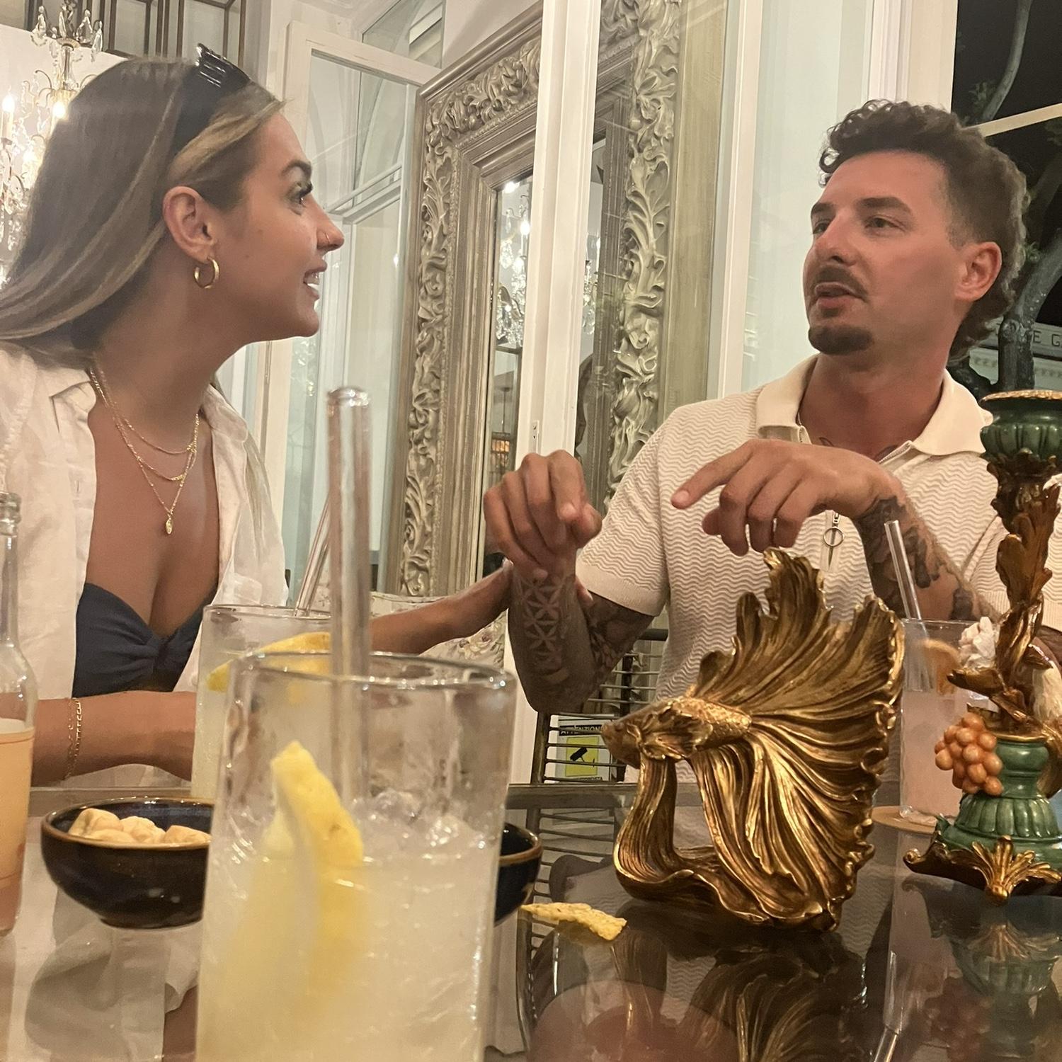 The debrief at dinner telling him how surprised I was. (Shocking I know)