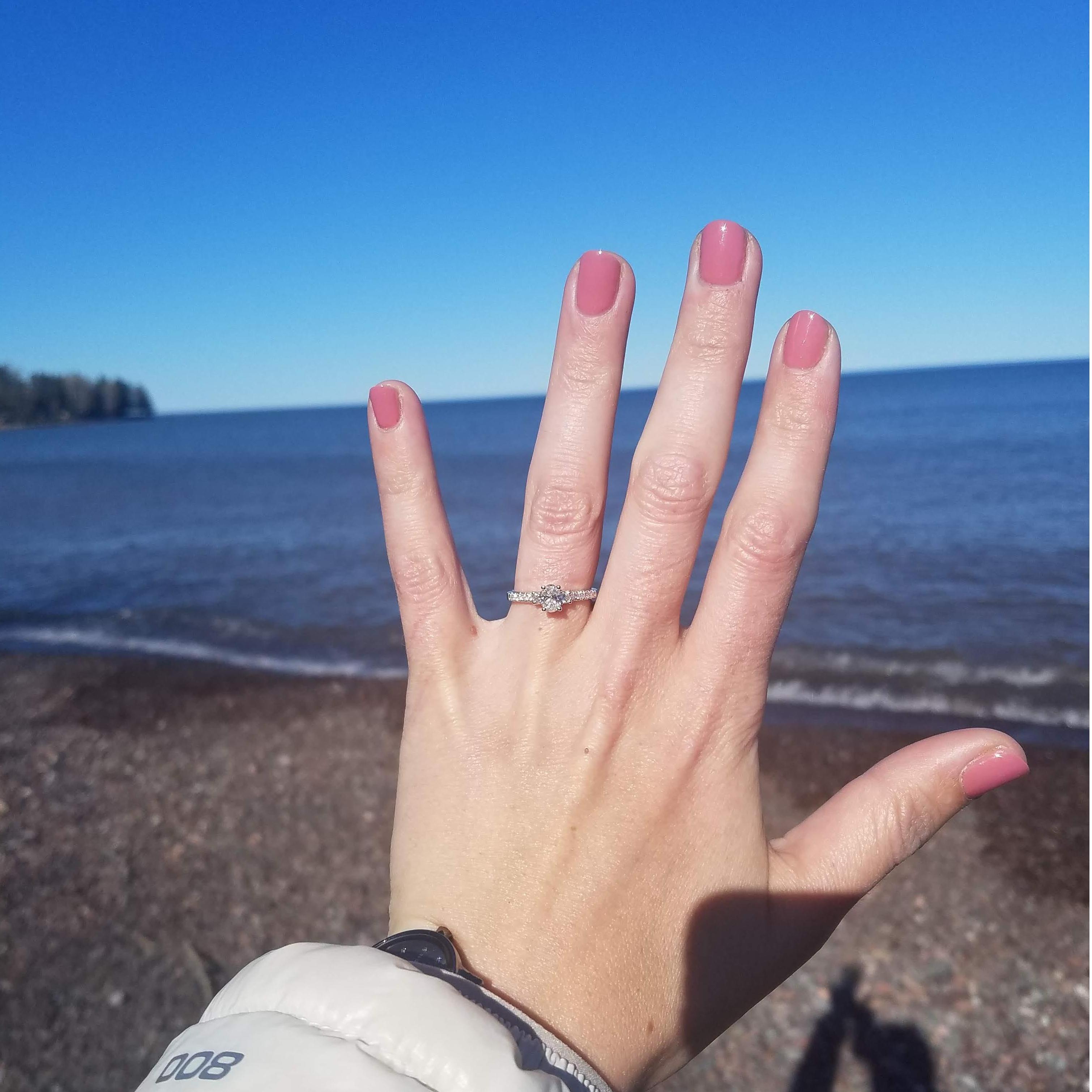 It's where we got engaged, actually.