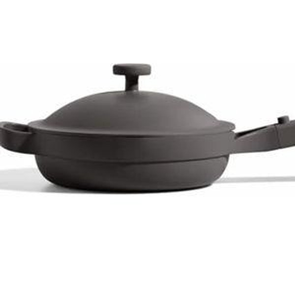 Our Place Mini Always Pan | 8.5" Ceramic Pan with Modular Lid & Beechwood Spatula | Patented 10-in-1 Nonstick, Non-Toxic Cookware Made Without PFAS | Induction & Oven-Safe up to 450°F | Steam