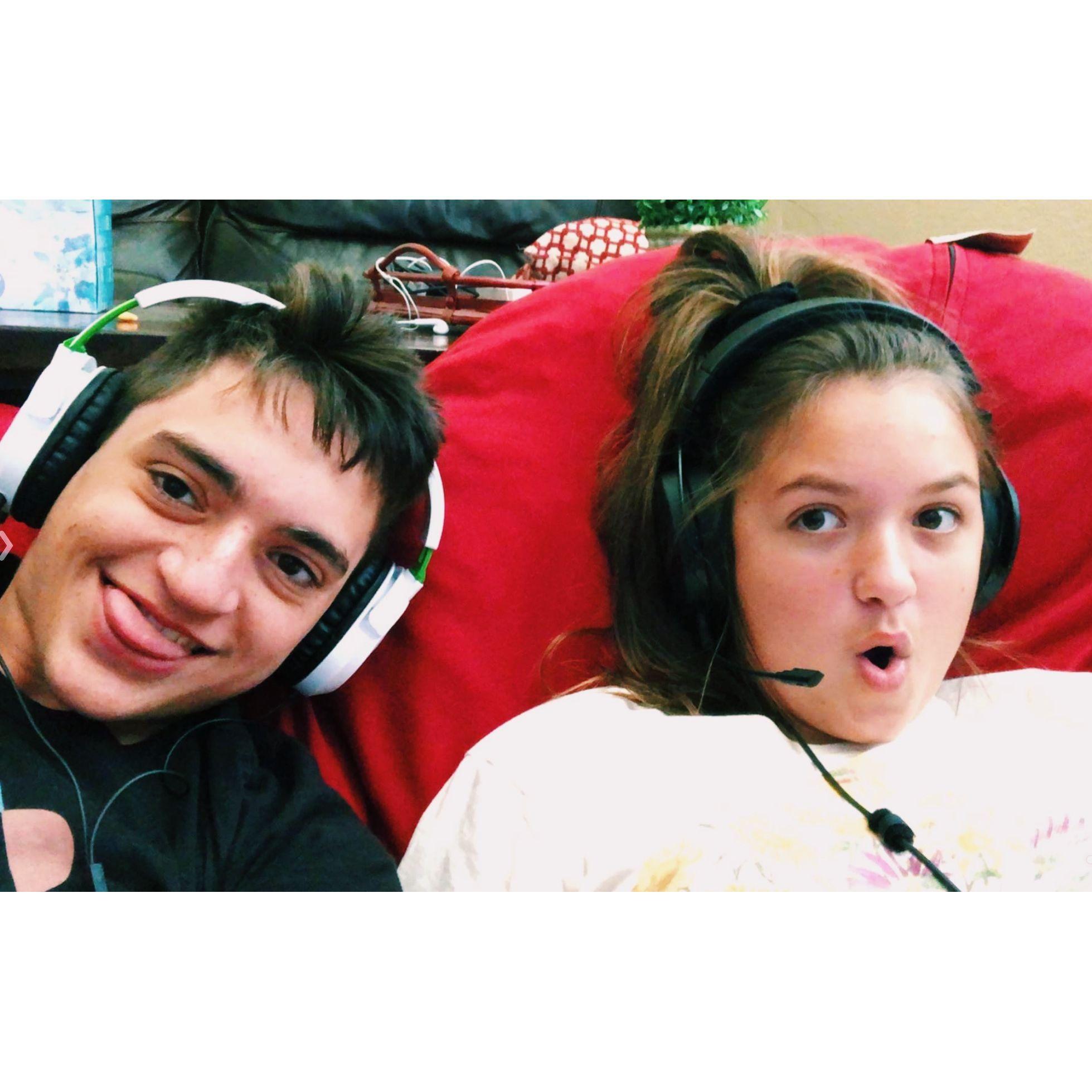 Lots of our early on dates were watching movies or playing Fortnite because of covid. We had fun doing whatever!