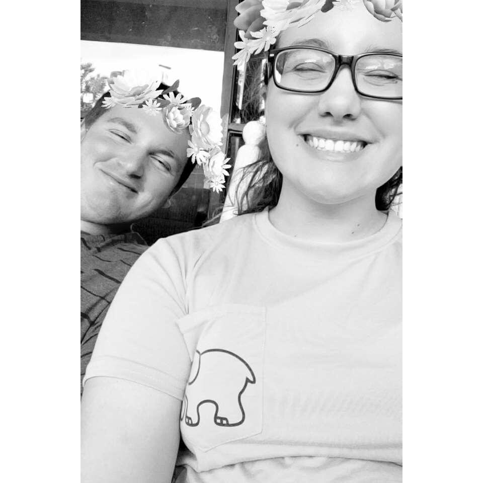 Our first picture as friends!