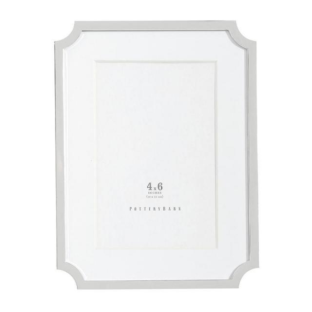 Abigail Silver-Plated Frame, 4 x 6"