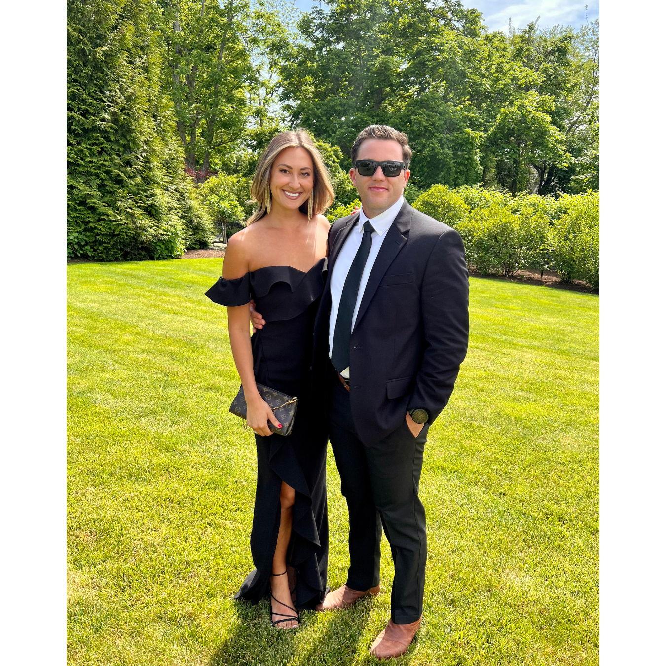 Getting dressed up for a good friend's wedding.