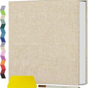 Popotop Photo Album Self Adhesive Scrapbook Album for 4x6 5x7 8x10 Pictures DIY Photo Book as Scrapbooking Supplies Kits, Birthday Gifts for Women Mom Wedding Baby Family Travel