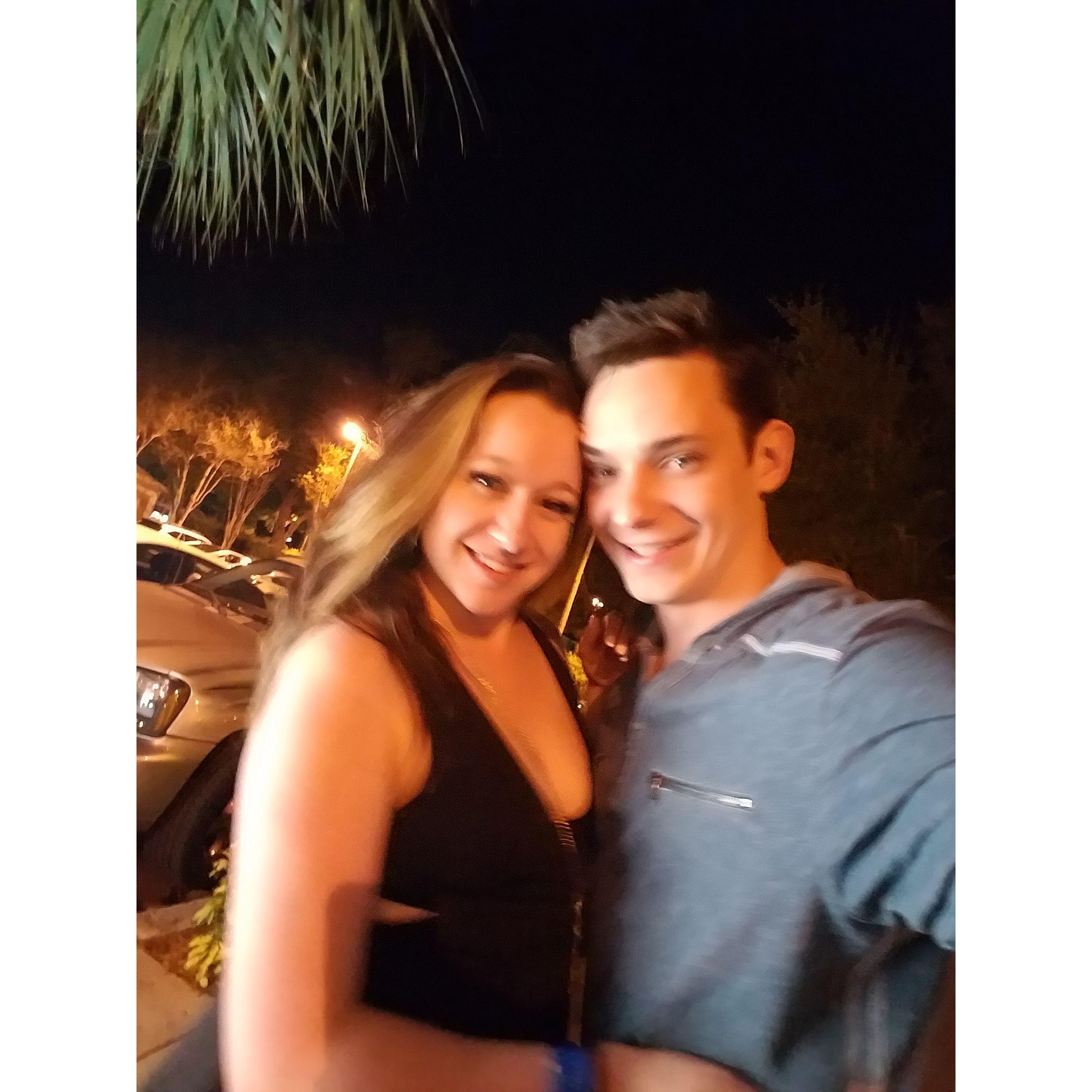 Our first vacation together down to Florida led to a lot of late nights, blurry selfies and busy nightlife!
