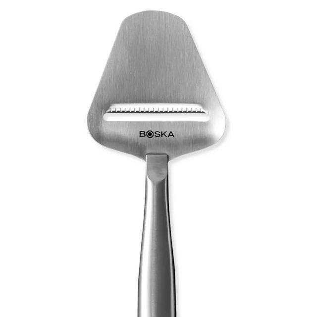 Boska Stainless Steel Cheese Slicer - Copenhagen For All Types of Cheese - Multi-Functional Cheese Slicer - Handheld Slicer - Silver Non-Stick - Dishwasher Safe - For Kitchen Cooking