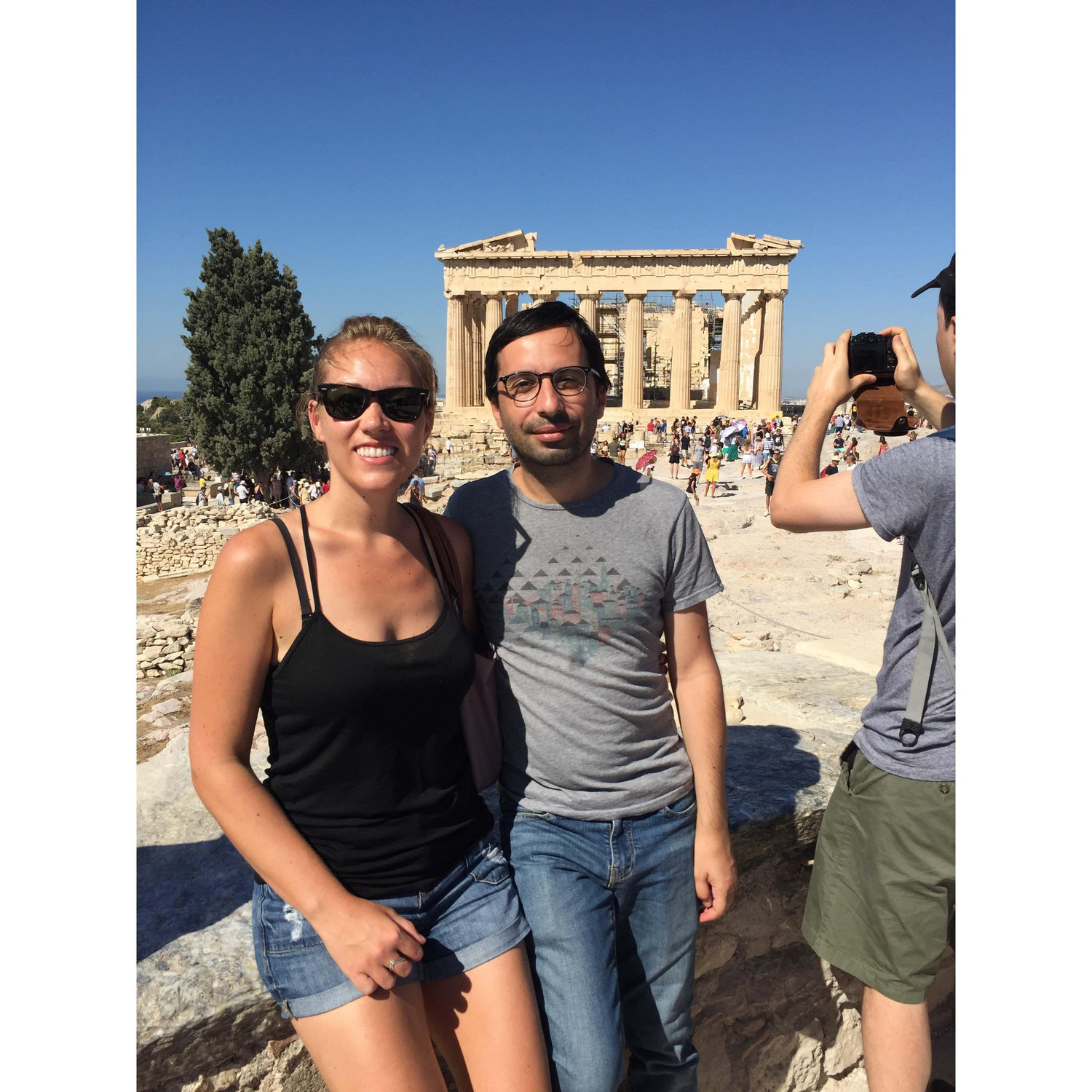 In Athens during our first trip to Greece