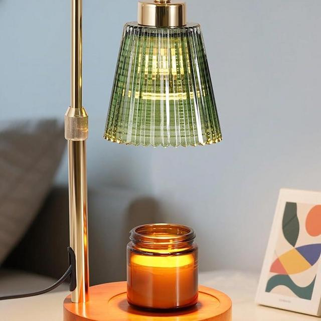 GODONLIF Candle Warmer Lamp with Timer Dimmable, Birthday Gifts for Women Mom, House Warming Gifts New Home Decor, Wax Melt Warmer for Jar Candles with 2 Bulbs