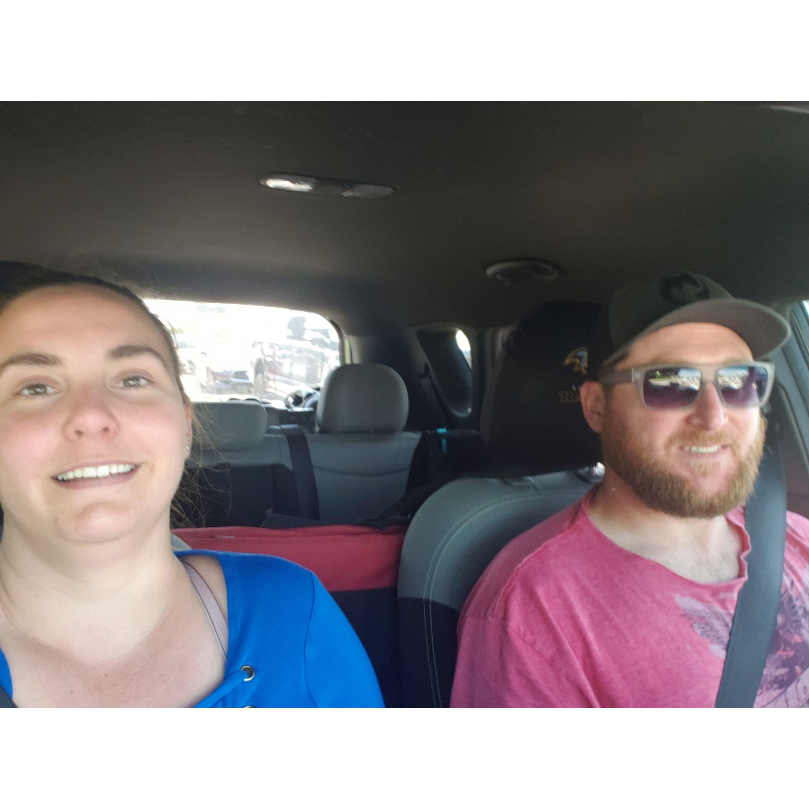 Heading north for a surprise birthday visit to Myrtle Beach!!