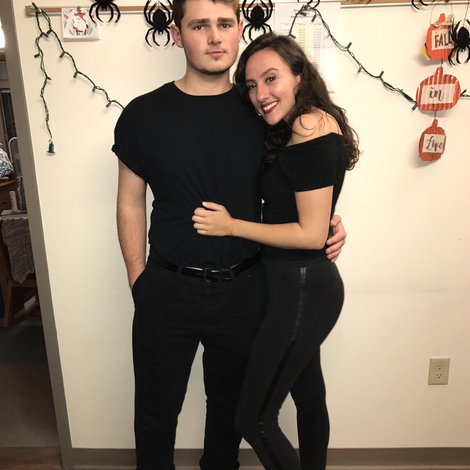 One of our first photos together- Halloween at New Paltz circa 2017.
