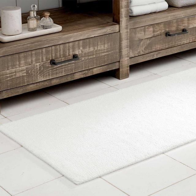 Classic Organic Loop Rug, Double, White