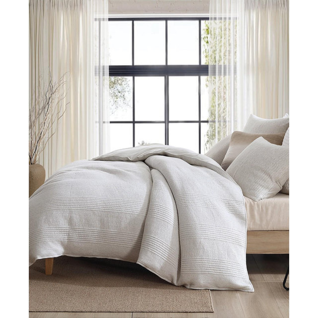 DKNY Pure Ribbed Jersey 3-Pc. Comforter Set, King