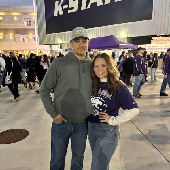November 16, 2024: Danielle's first K-State football game! #goskers