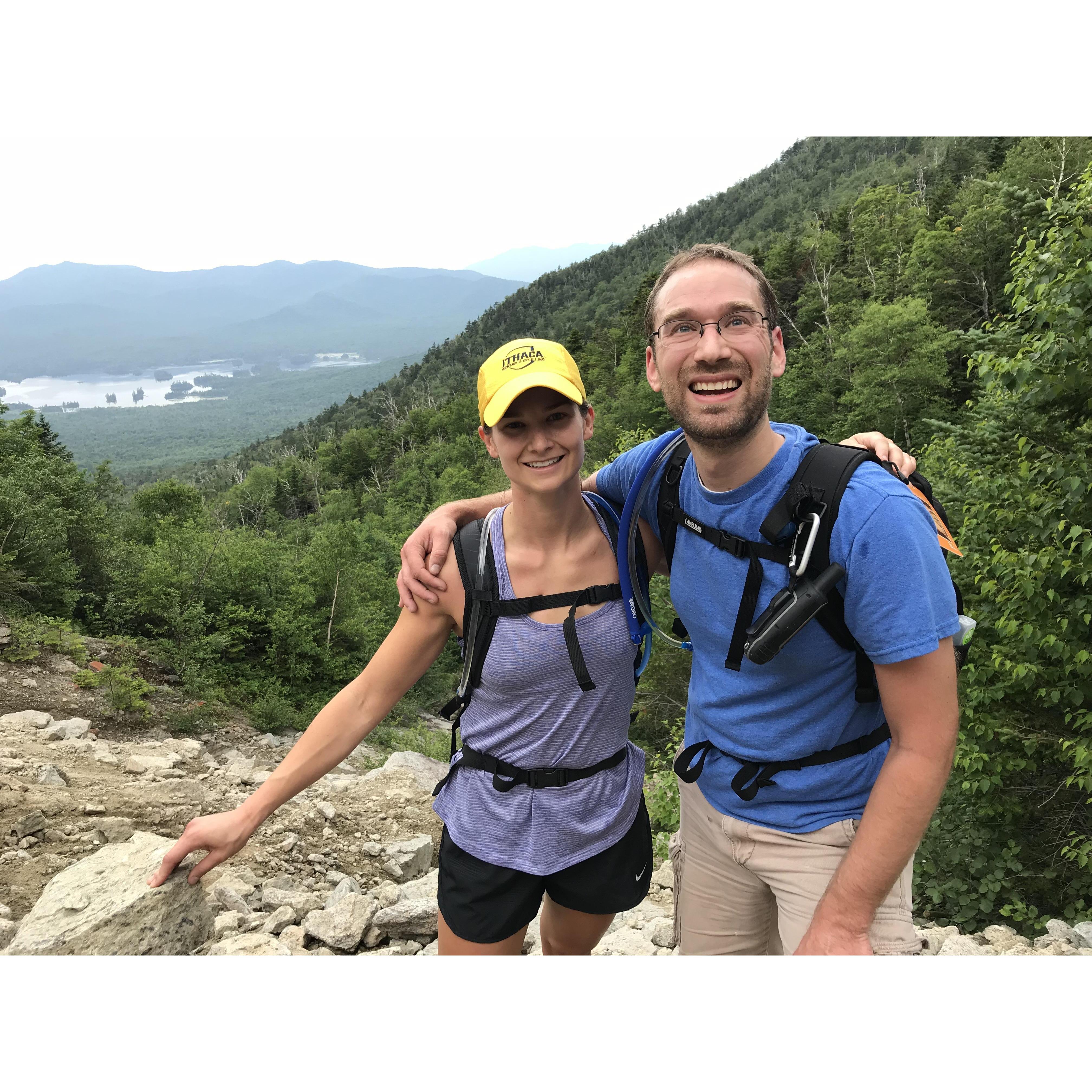 Hiking trip in the Adirondacks.