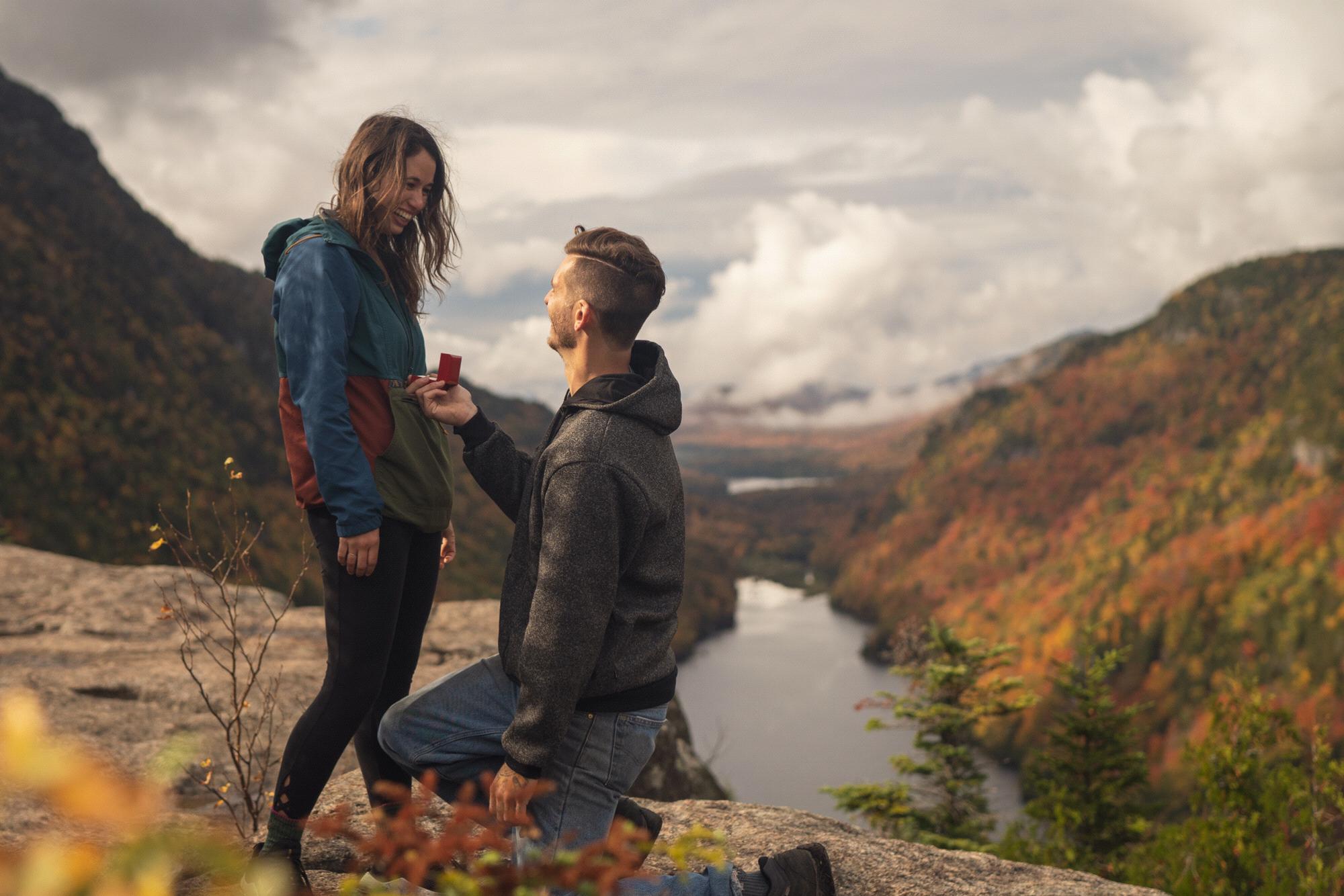 Nick proposing (obviously)