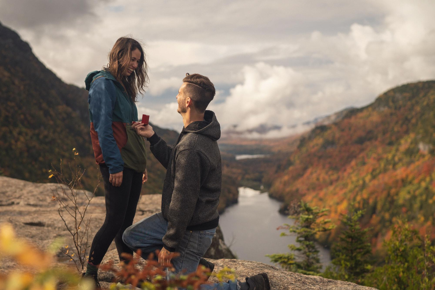 Nick proposing (obviously)