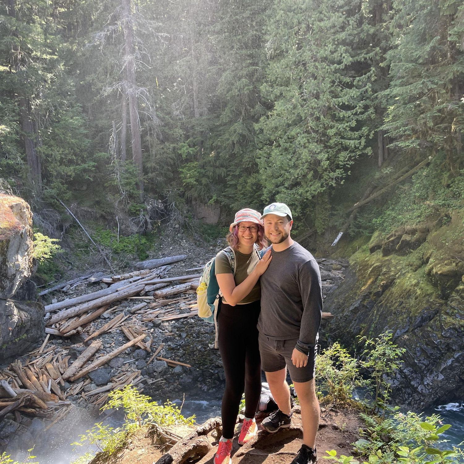 Road trip adventures - hiking in Mount Rainier National Park
