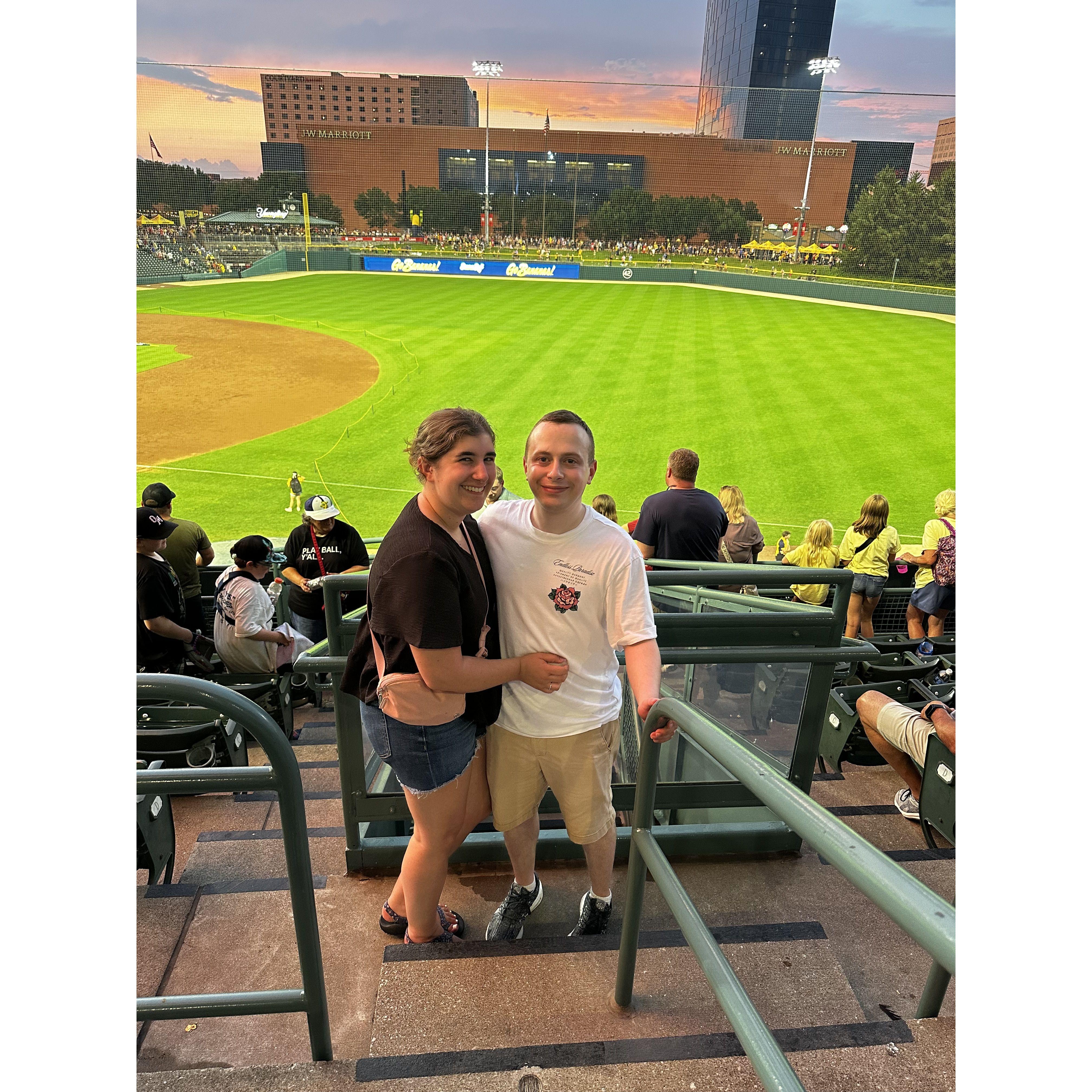 Savannah Bananas Game, Indianapolis, IN, Summer 2024.