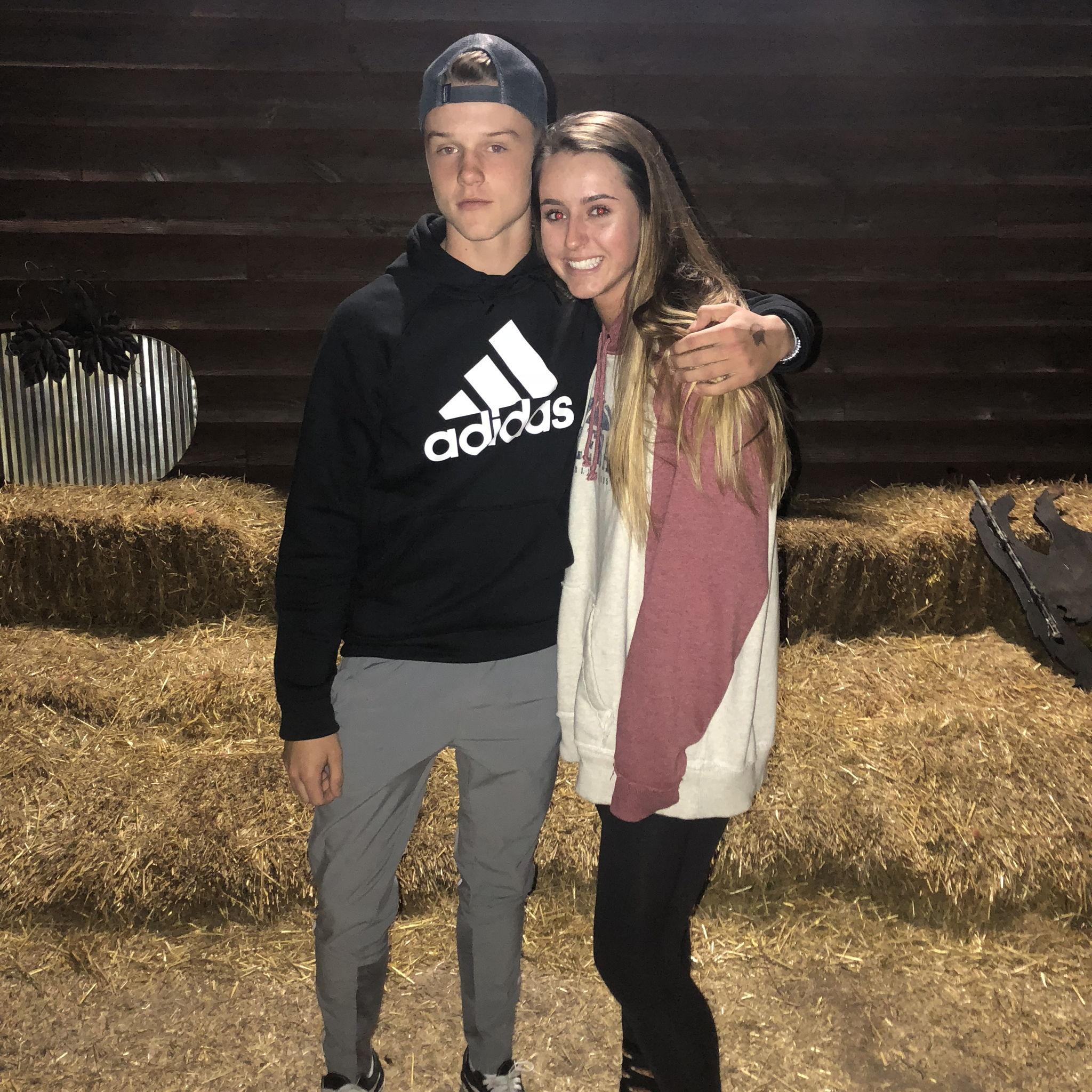 Our second photo together in 2018, at sinkland farms.💕