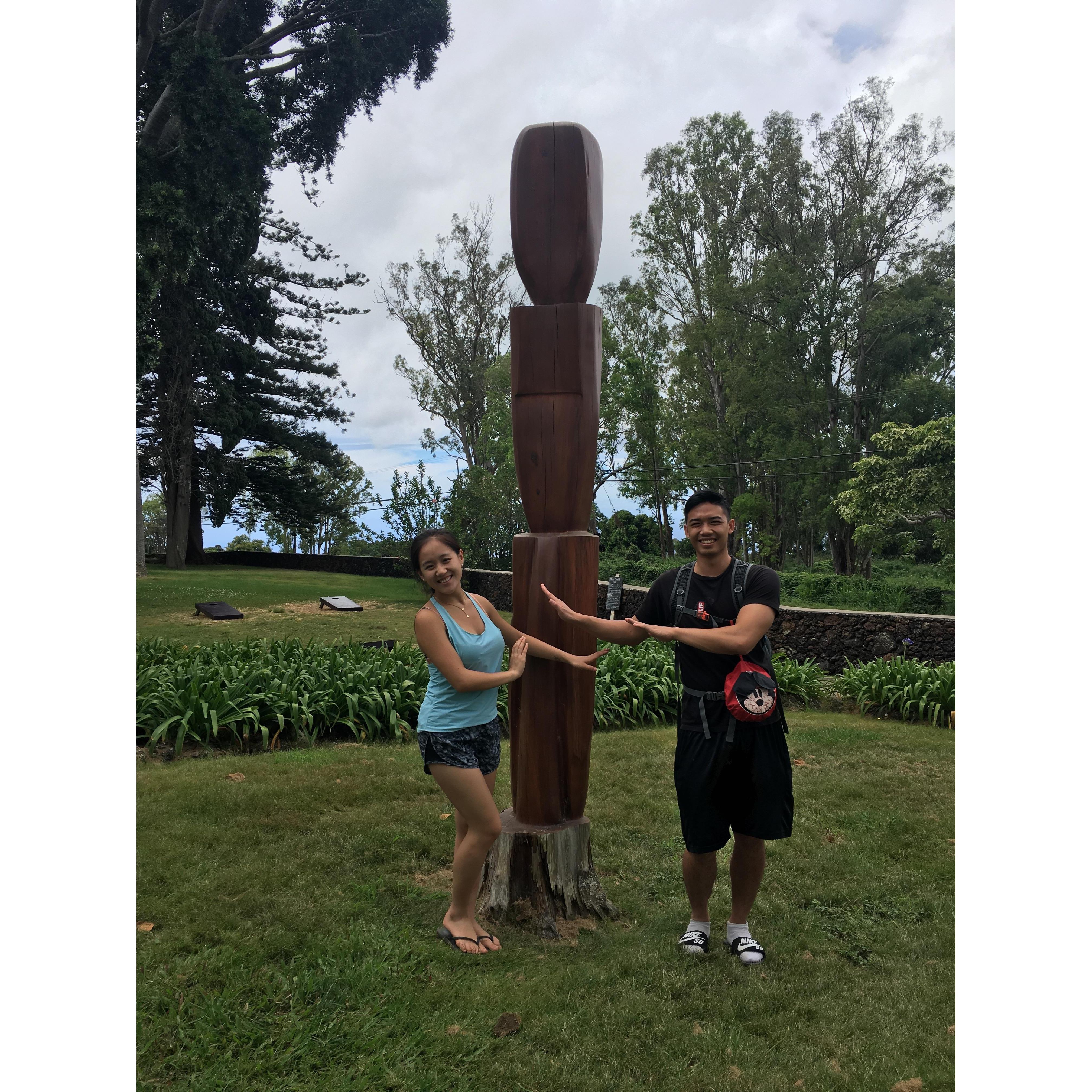 Our first trip to Maui, Hawaii. We also love travelling together!