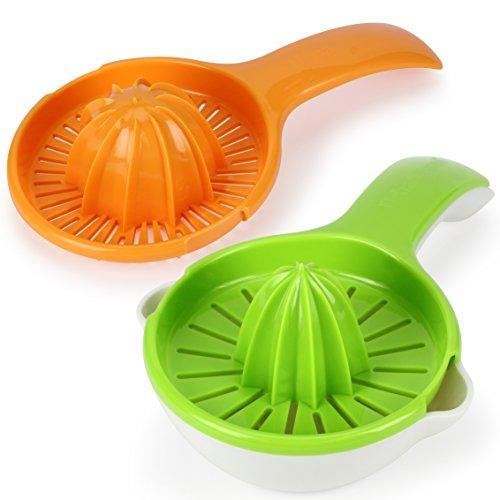 Urban Trend Tango Citrus Juicer with Two Juicing Heads, Lemons, Limes, Oranges and Grapefruit, Ergonomic Handle, and Non-Slip Base