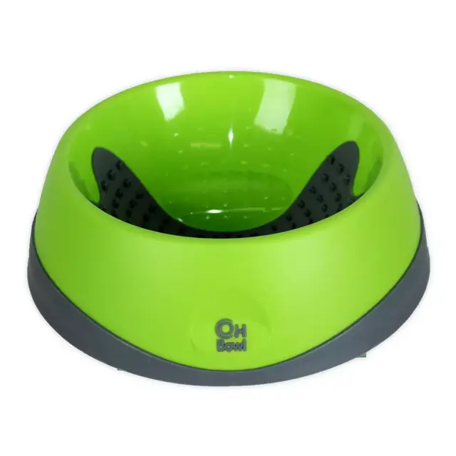 Hyper Pet™ Oral Health Medium Dog Food Bowl in Green