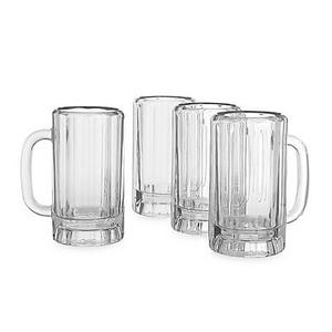 Dailyware™ 16 oz. Beer Mugs (Set of 4)