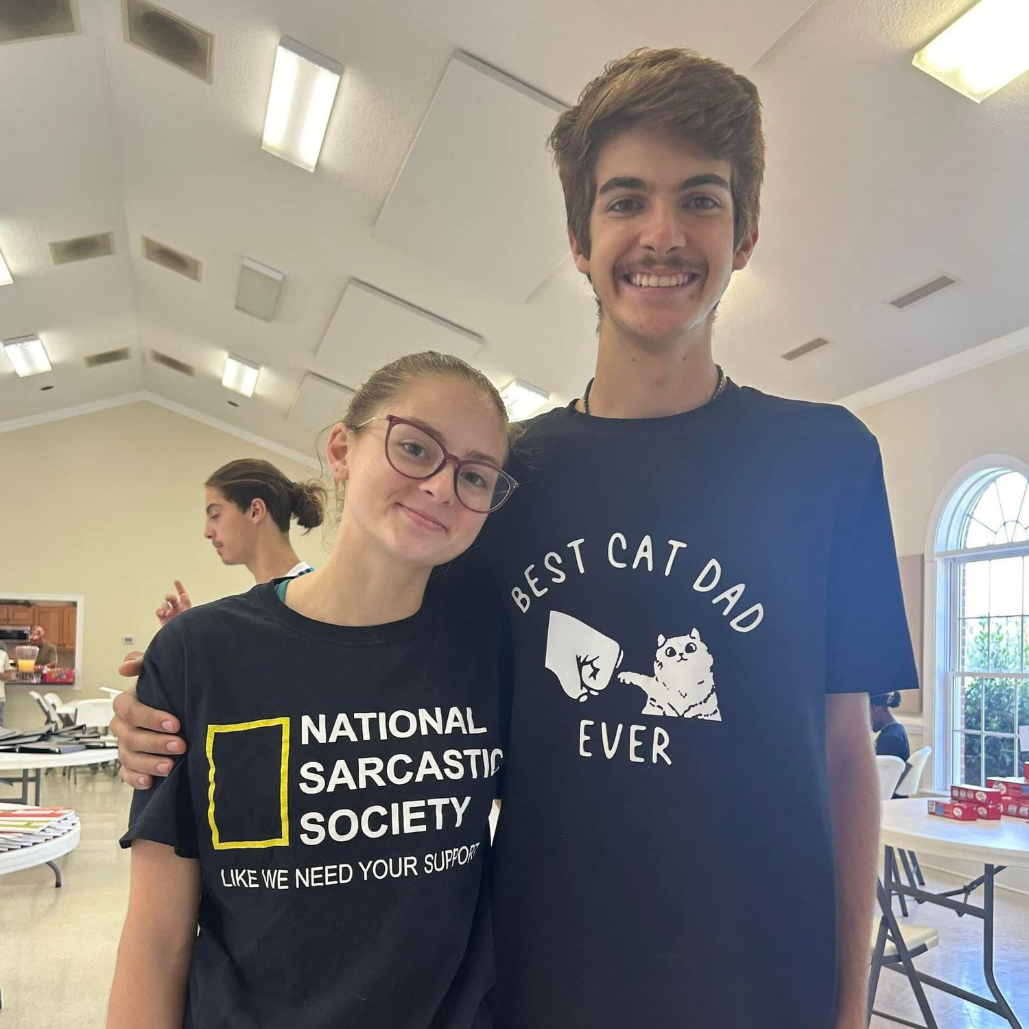 Just us being happy!