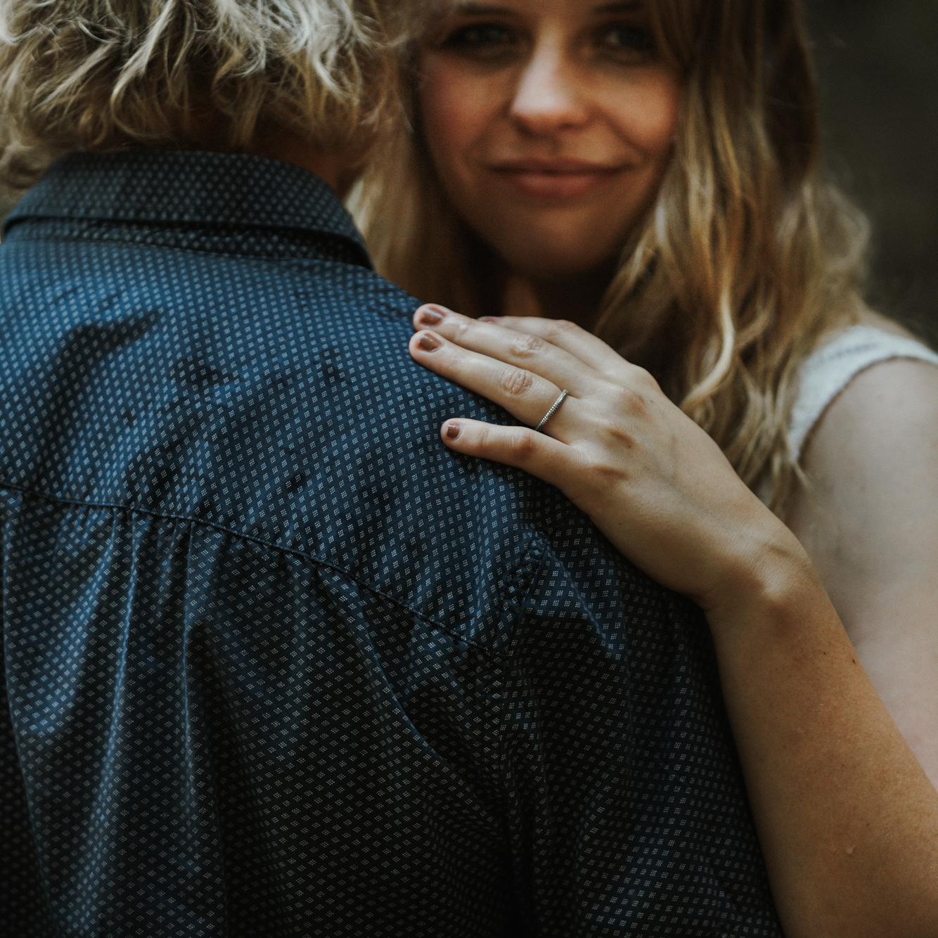 Our engagement photos taken by our friend Xavier Hazen at Glenn Falls, Tennessee.