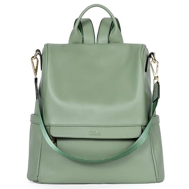 CLUCI Women Backpack Purse Fashion Leather Large Designer Travel Bag Ladies Shoulder Bags