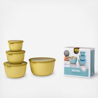 Cirqula Tall 8-Piece Storage Bowl Set