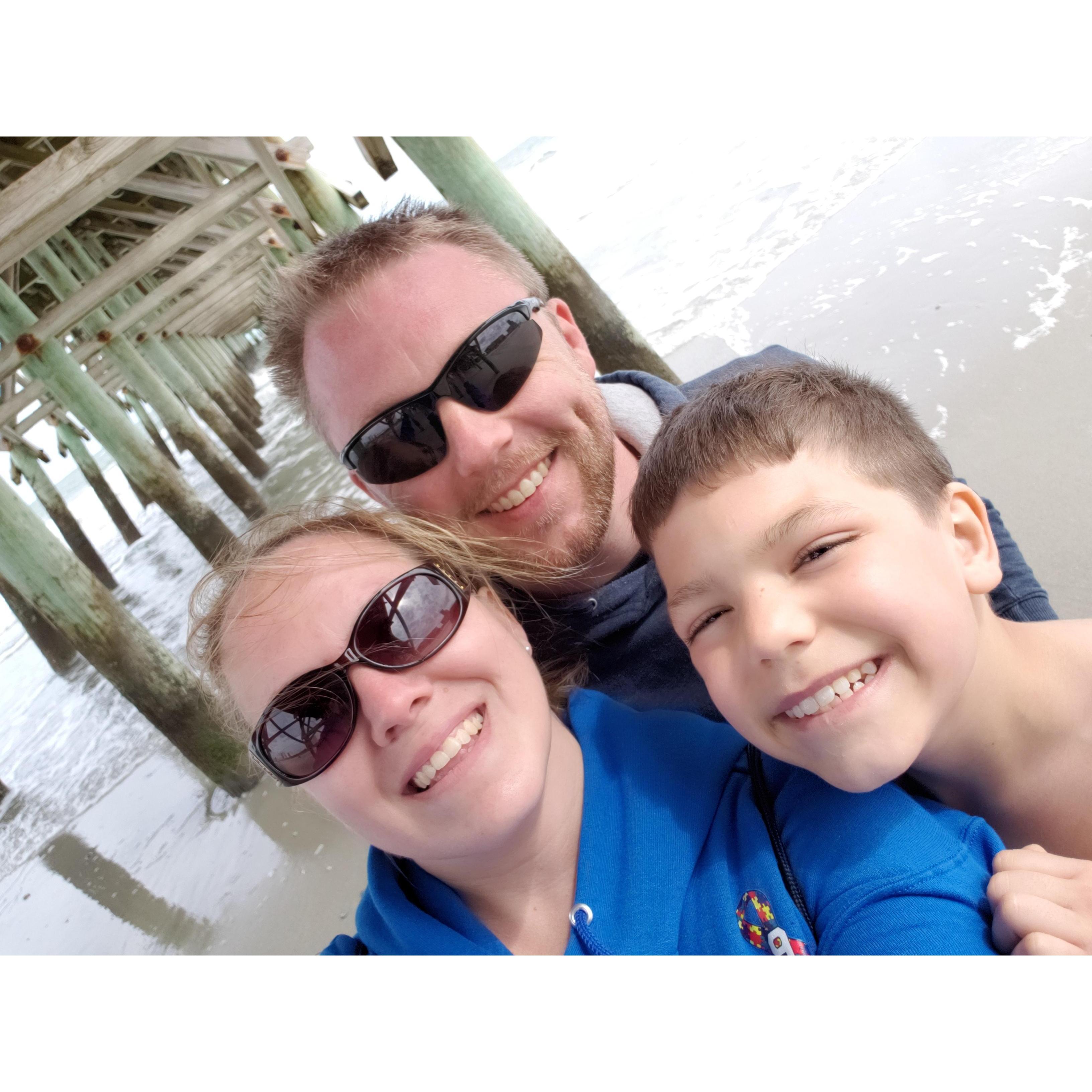 Our first family vacation to Myrtle Beach during Christmas!