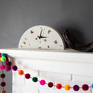 Terrazzo Mantle Clock