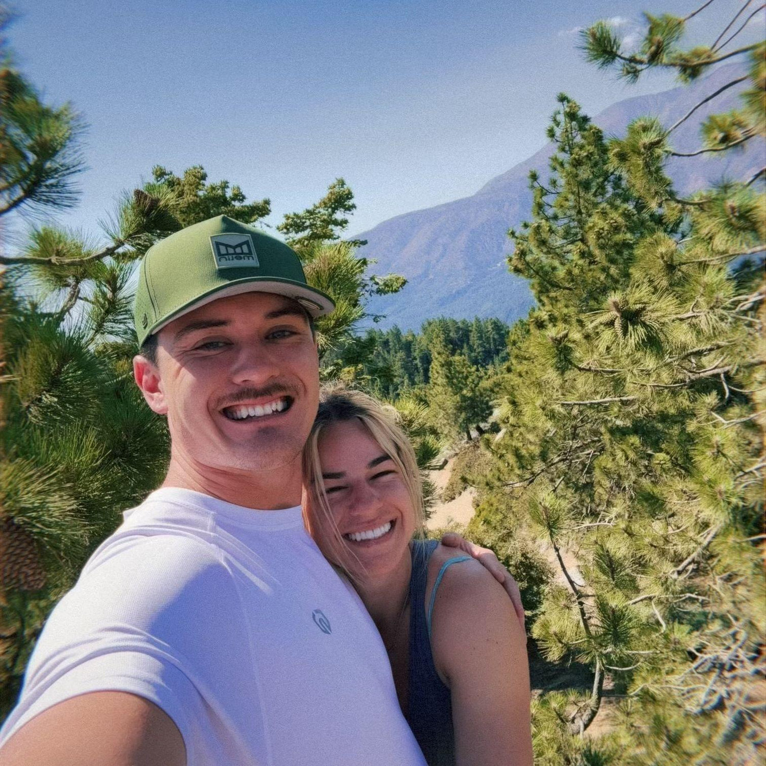 Another time in Big Bear we took Austin's truck up the forest service roads