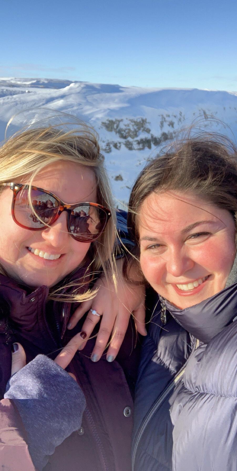 In Iceland when Katya asked me to marry her.