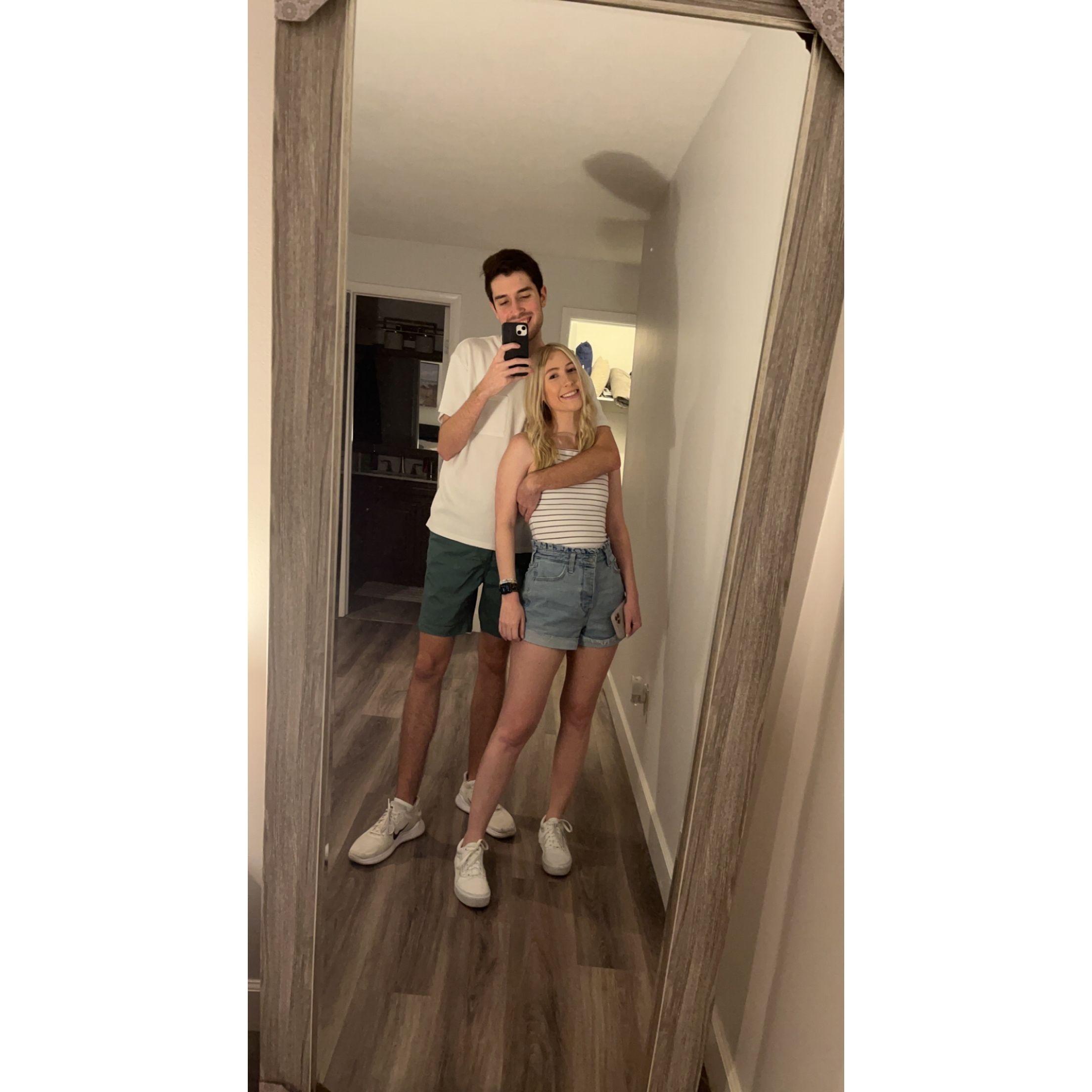 Fun fact - Chase makes us take a mirror selfie anytime we get dressed up to go somewhere!