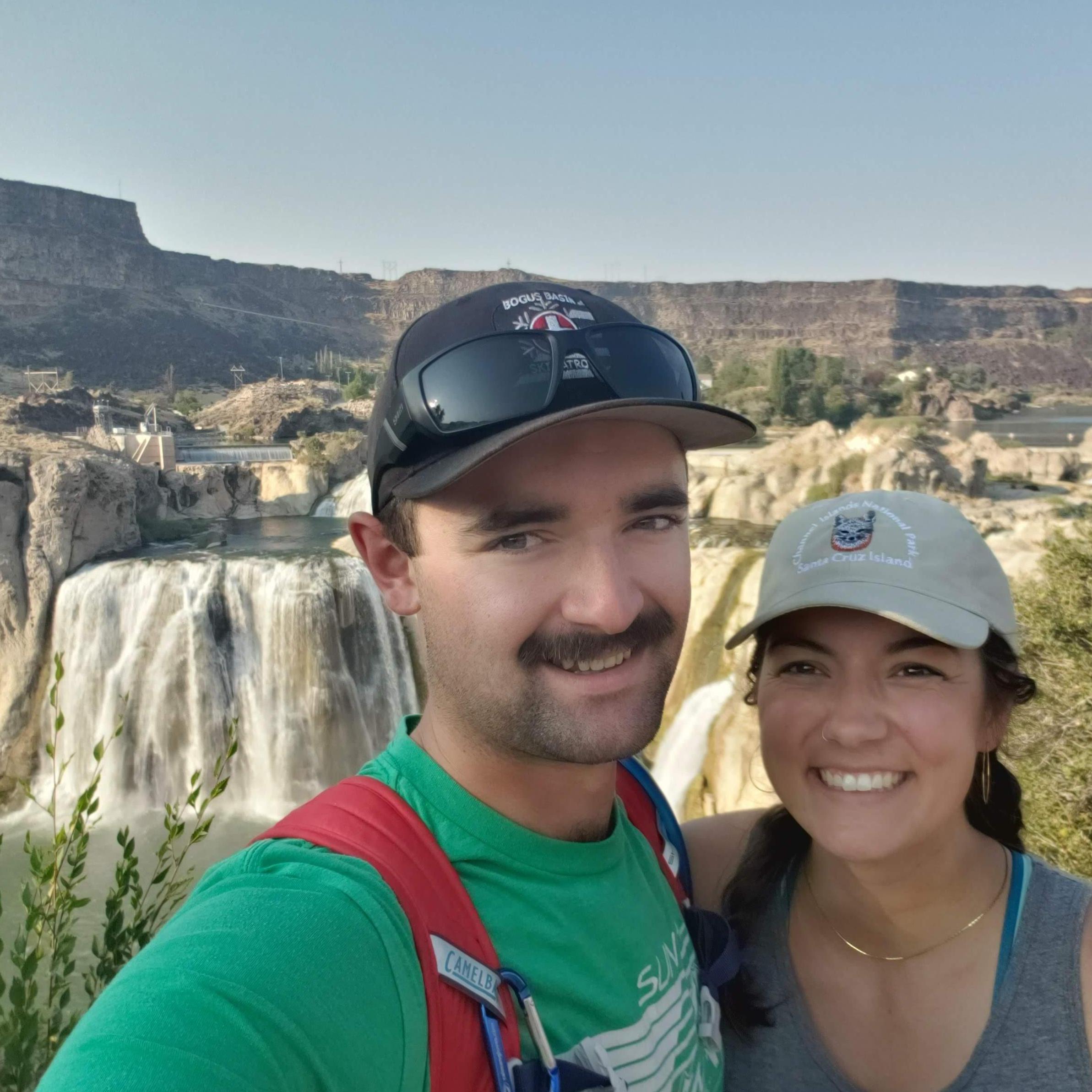 Both of ours first trip to Shoshone Falls, Idaho. Fall 2020. Did you know it's taller than Niagara!?