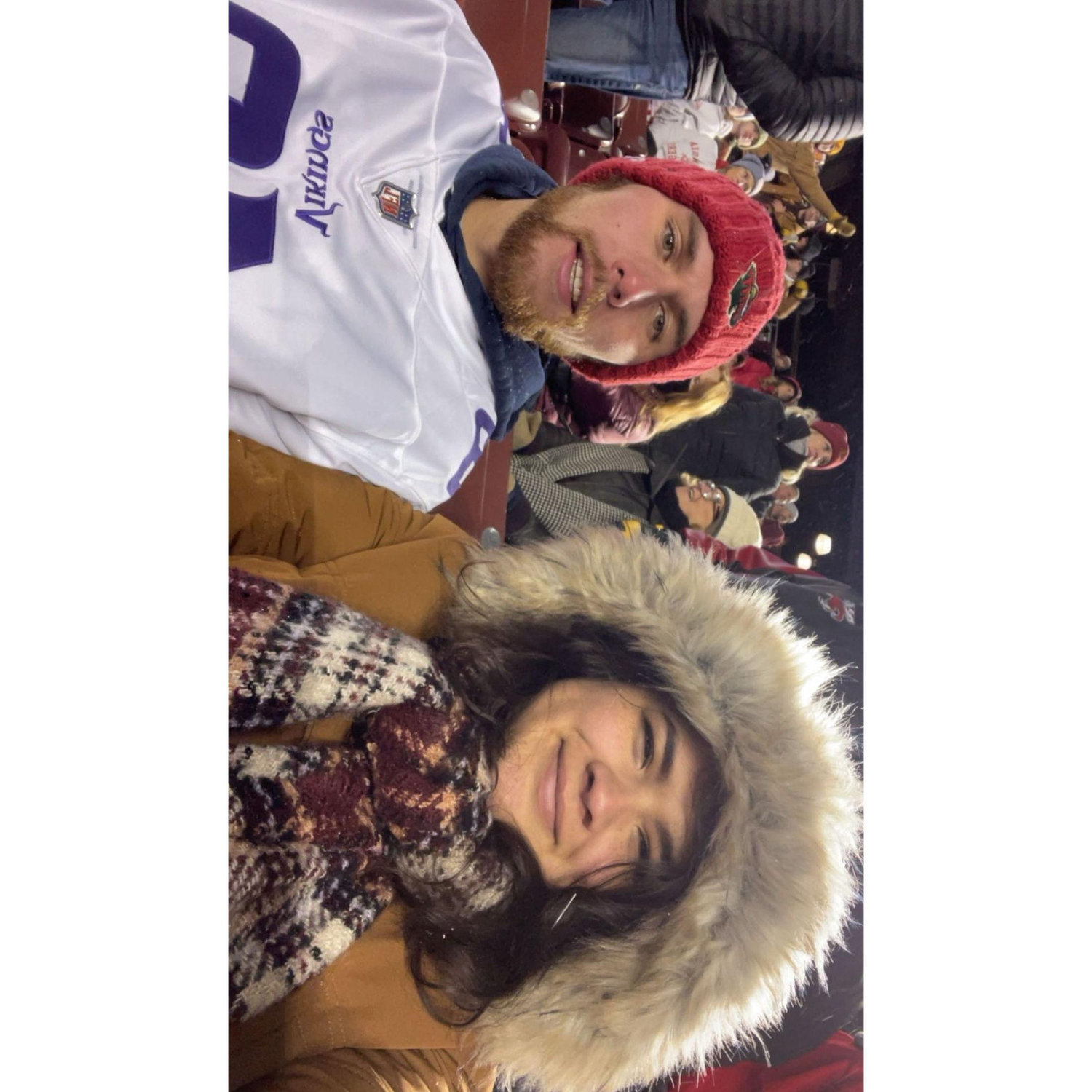 At a Golden Gophers football game in 2023.