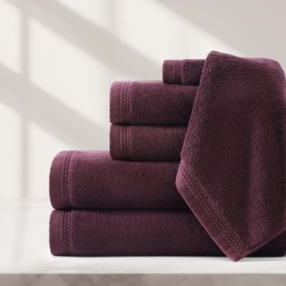 Egyptian Cotton Soft Border Washcloth