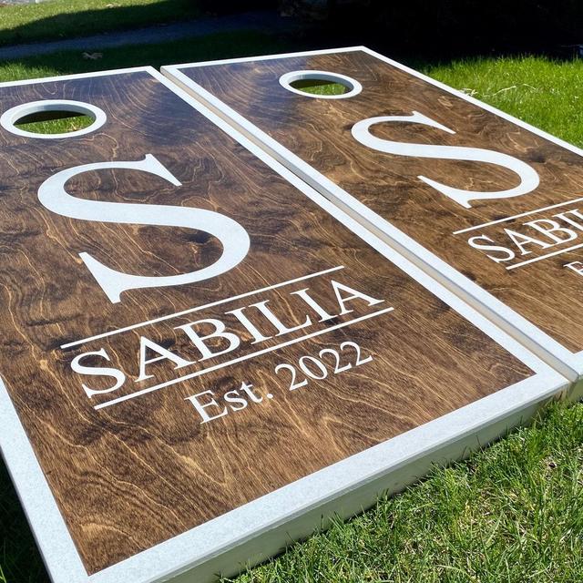 Wedding Cornhole Boards - Wedding...