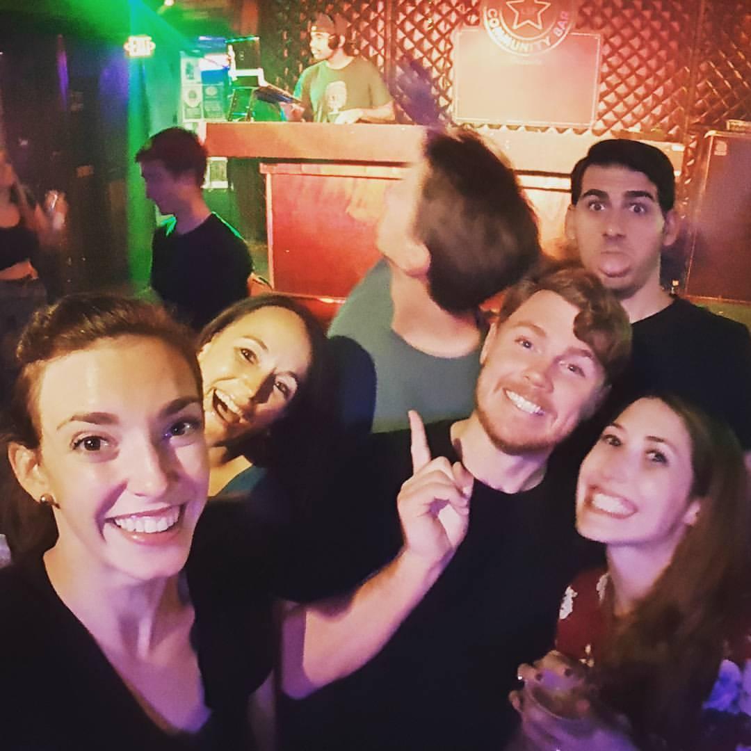 We love to hit the dance floor. We celebrated our one year anniversary by getting down at one of our favorite spots, Star Bar.