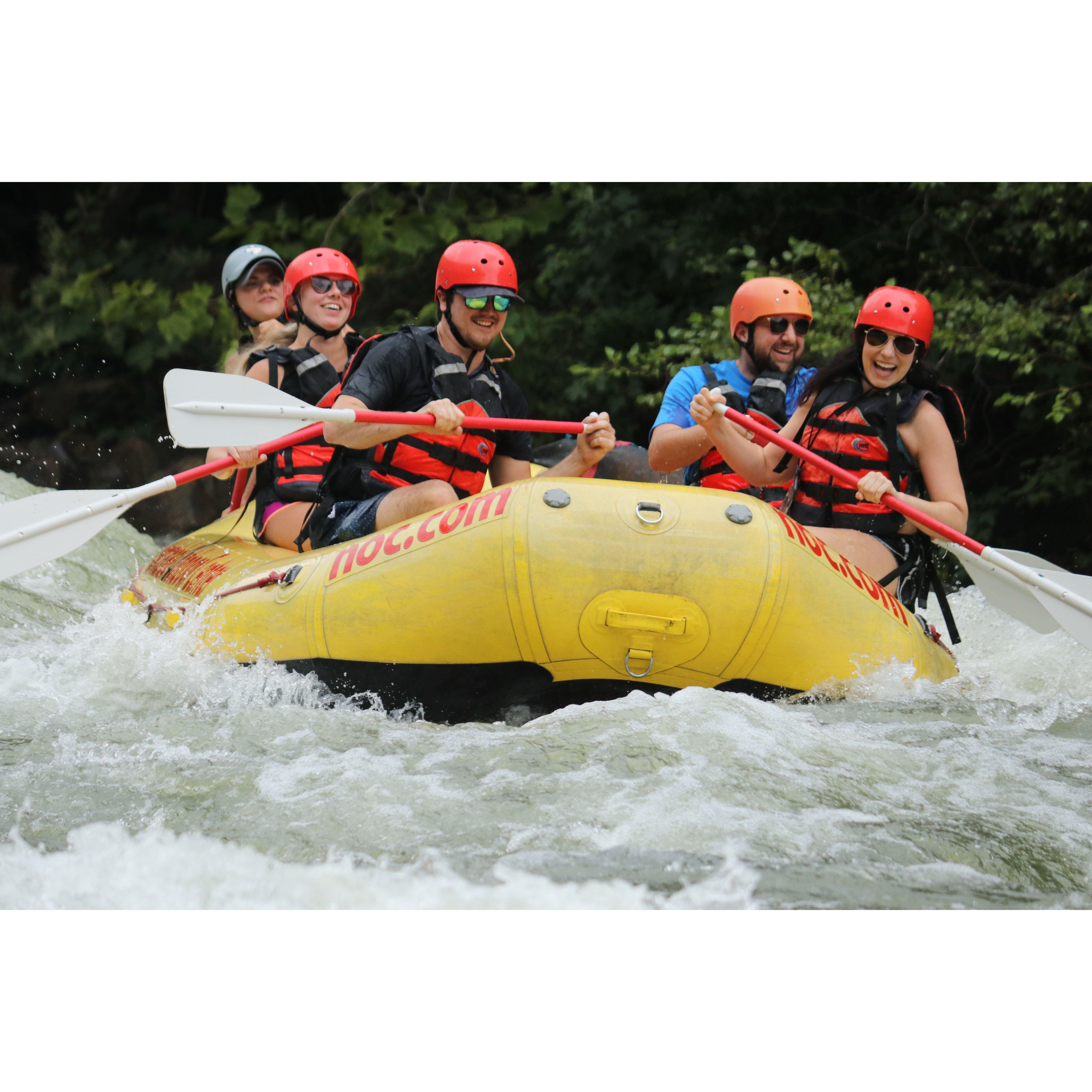 Whitewater Rafting with Amanda and Derek!