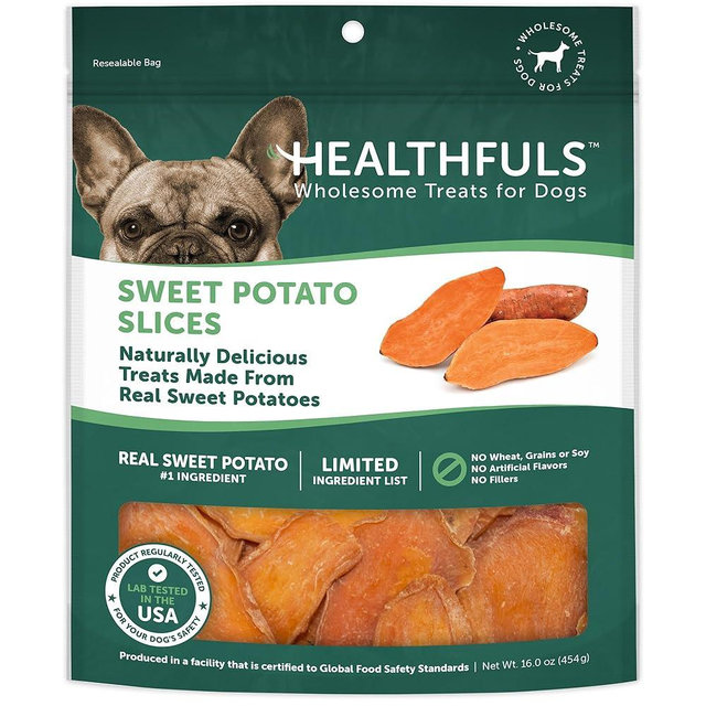 Healthfuls Sweet Potato Slices Dog Treats, 16oz